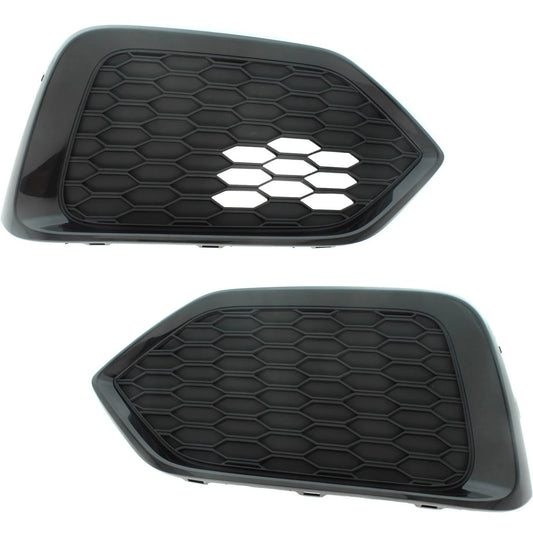 Front Fog Light Cover Set For 2017-2019 Honda Civic HO1038132 HO1039132