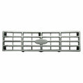 Front Grille Assembly For 1982-1986 FORD F-150 PICKUP Silver And Black FO1200117