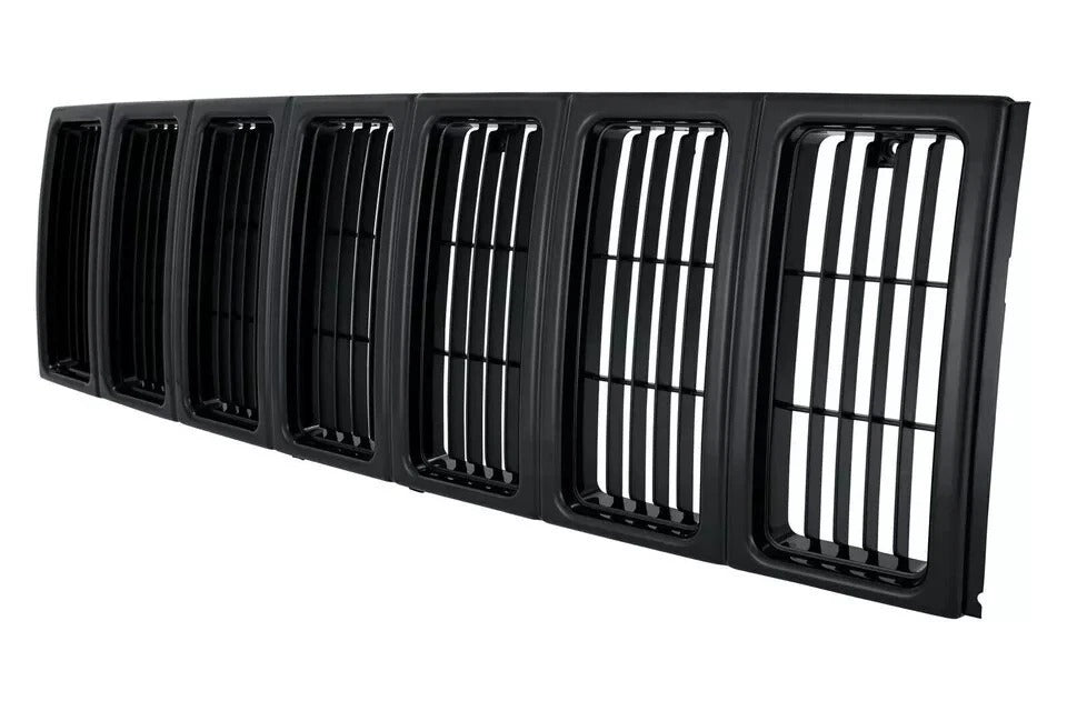 Front Grille Assembly For 1997-2001 Jeep Cherokee Black Plastic 5EM65DX8 CH1200209