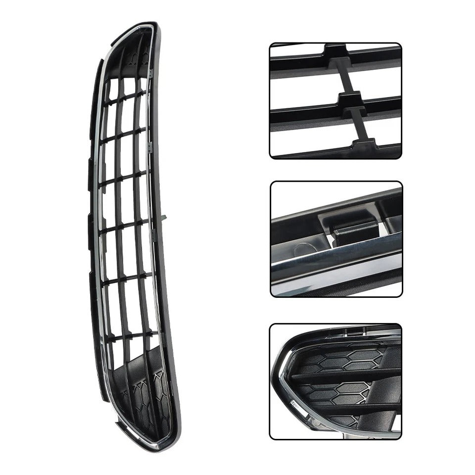 Front Grille Bumper Lower For Ford Fusion 2010 2011 2012 Plastic Black Mesh