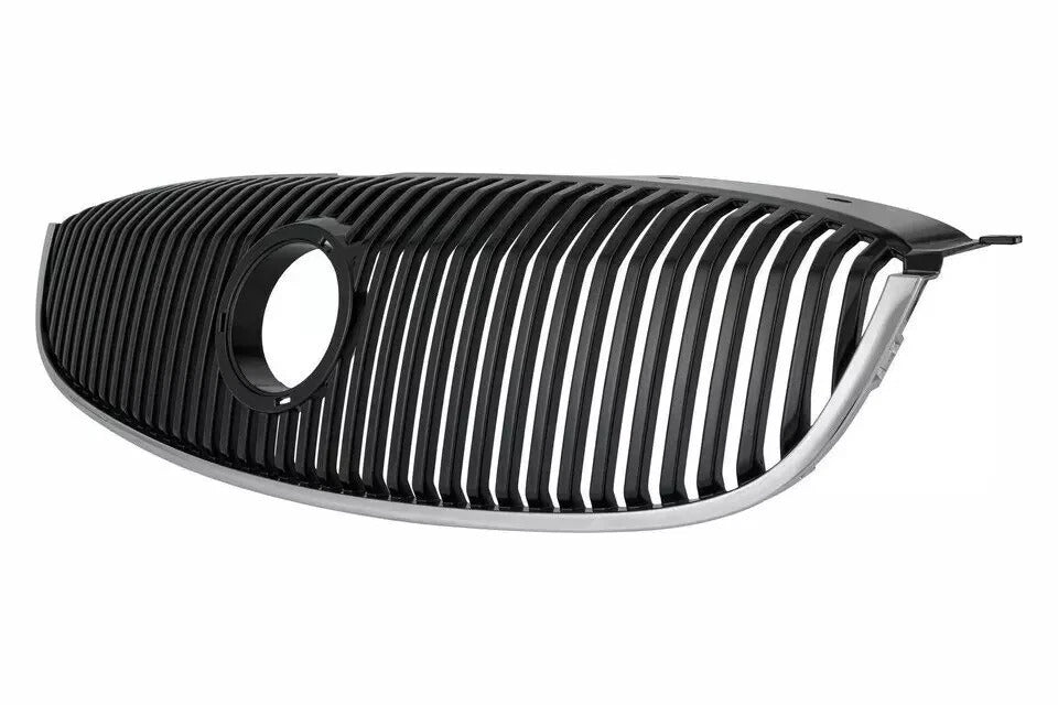 Front Grille For 2006-2008 Buick Lucerne Black & Chrome Plastic GM1200555