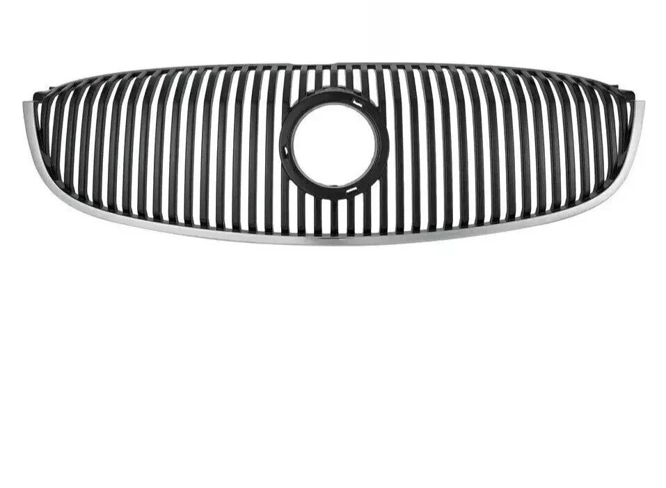 Front Grille For 2006-2008 Buick Lucerne Black & Chrome Plastic GM1200555