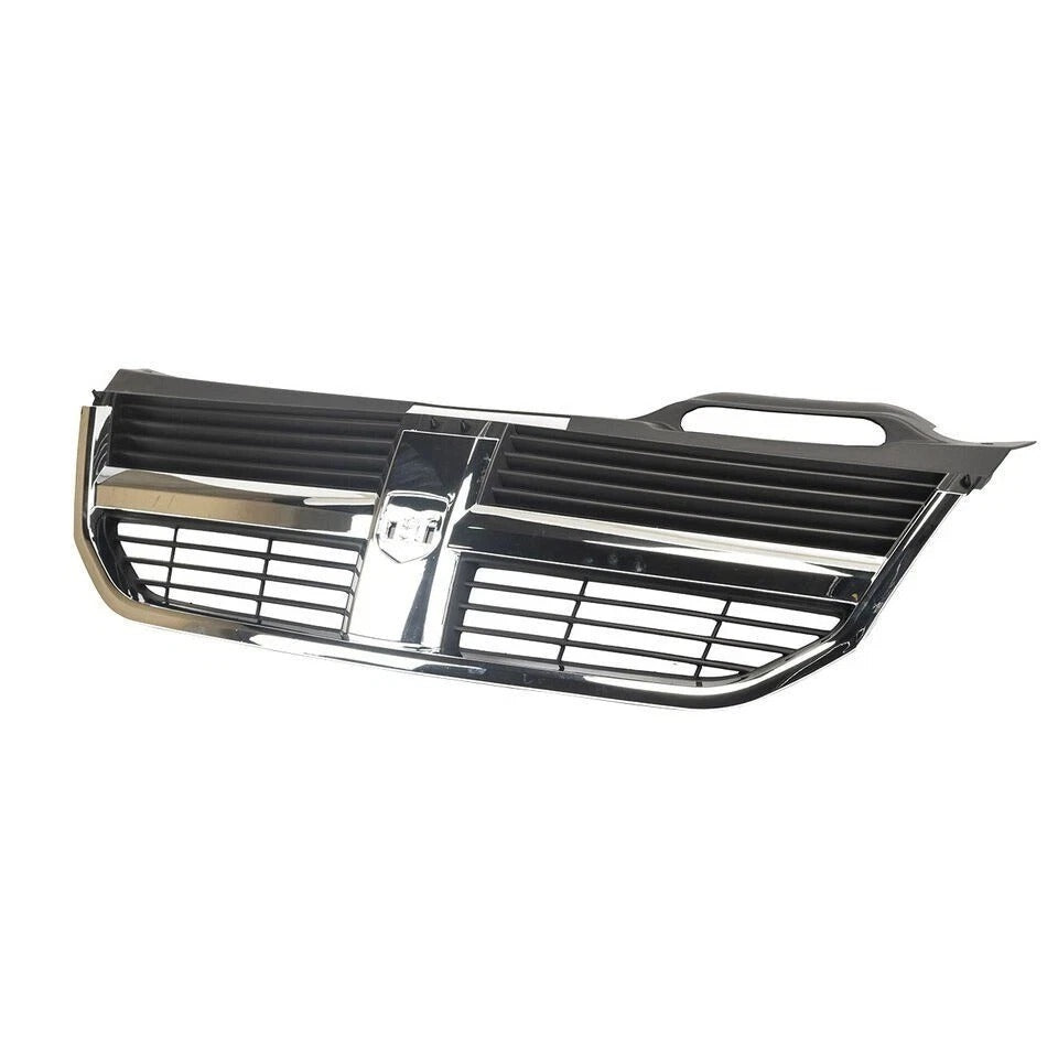 Front Grille For 2009-2010 Dodge Journey Plastic Black and Chrome NEW CH1200330