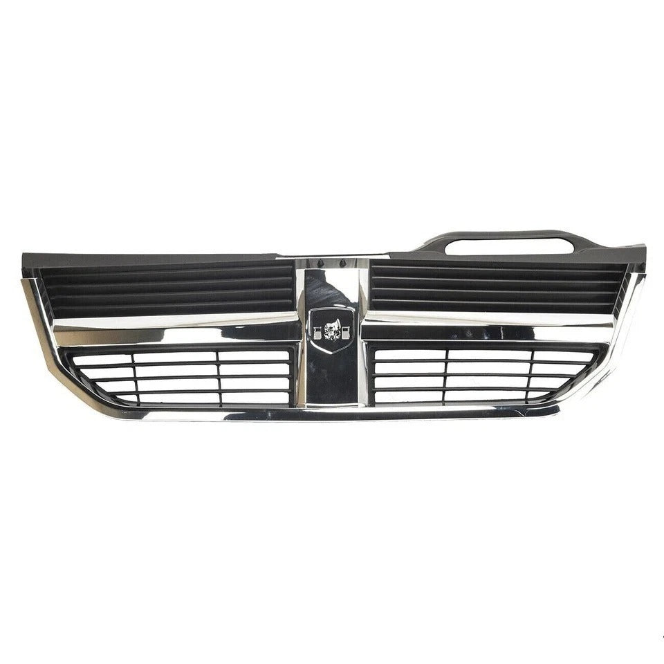 Front Grille For 2009-2010 Dodge Journey Plastic Black and Chrome NEW CH1200330