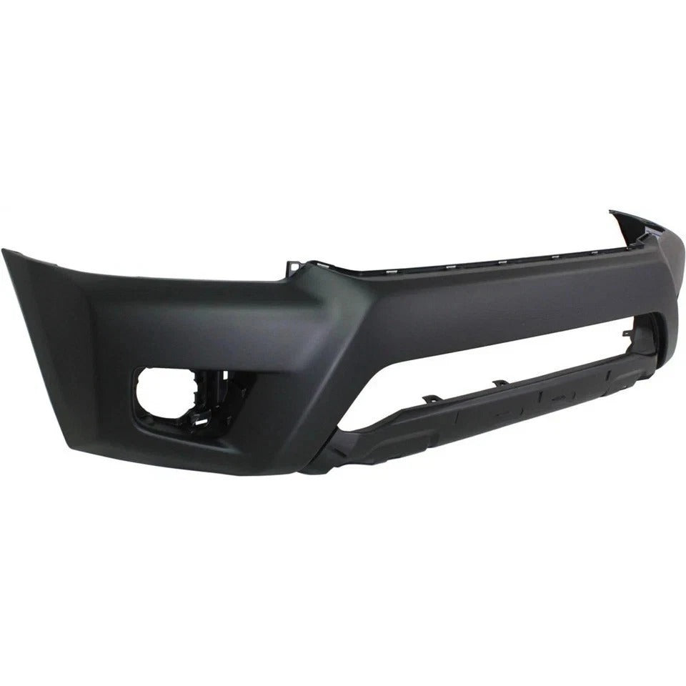 Front New Bumper Cover For 2012-2015 Toyota Tacoma Plastic Textured Black TO1000384