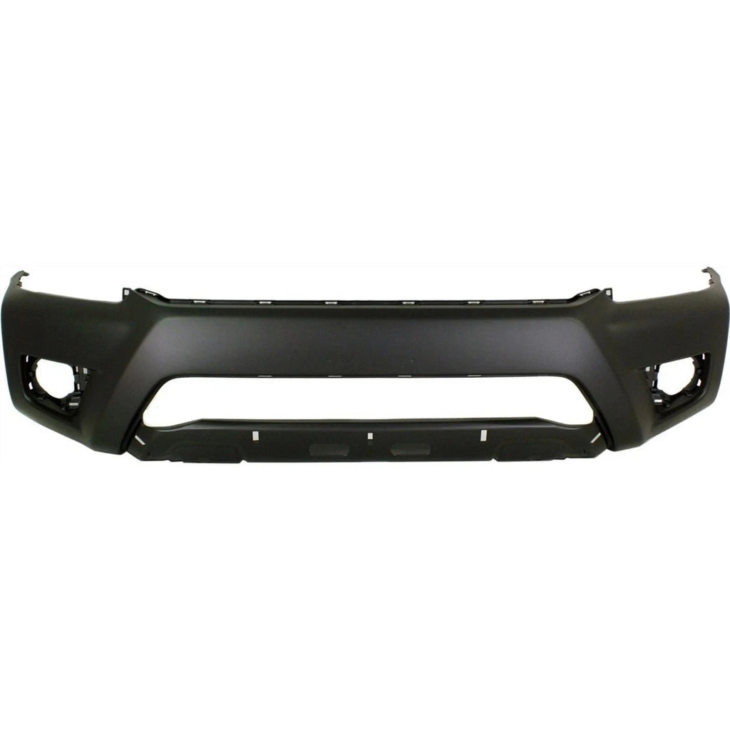 Front New Bumper Cover For 2012-2015 Toyota Tacoma Plastic Textured Black TO1000384