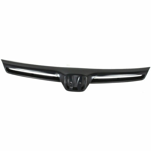Front New Grille Coupe For 2006 2007 2008 Honda Civic Black Plastic HO1200174