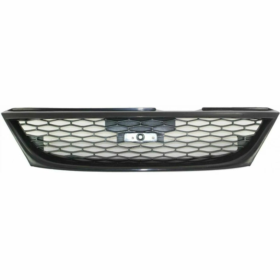 Front New Grille Textured Dark Gray Shell For 1998-1999 Nissan Sentra NI1200182