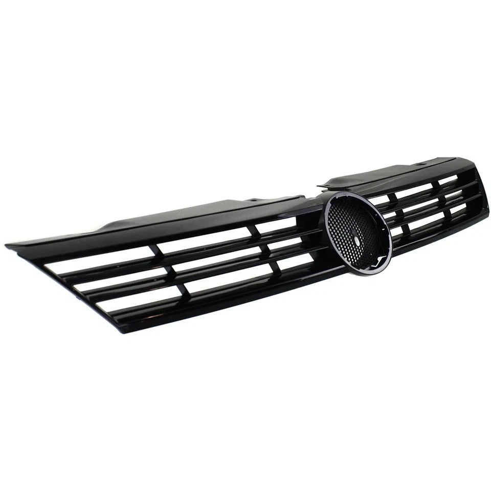 Grille Assembly 2011-2014 Volkswagen Jetta Black Shell and Insert Fits New Front VW1200151