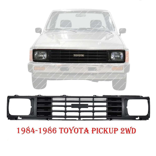 Grille Assembly Black For 1984-1986 Toyota Pickup RWD OEM Replace TO1200107