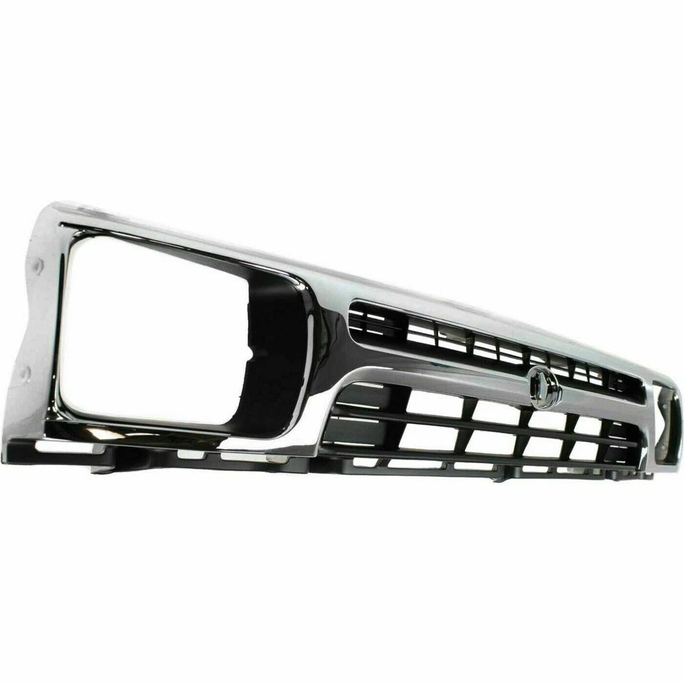 Grille Assembly For 1992-1995 Toyota Pickup 2WD Chrome Shell & Painted Insert TO1200128