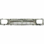 Grille Assembly For 1992-1995 Toyota Pickup 2WD Chrome Shell & Painted Insert TO1200128