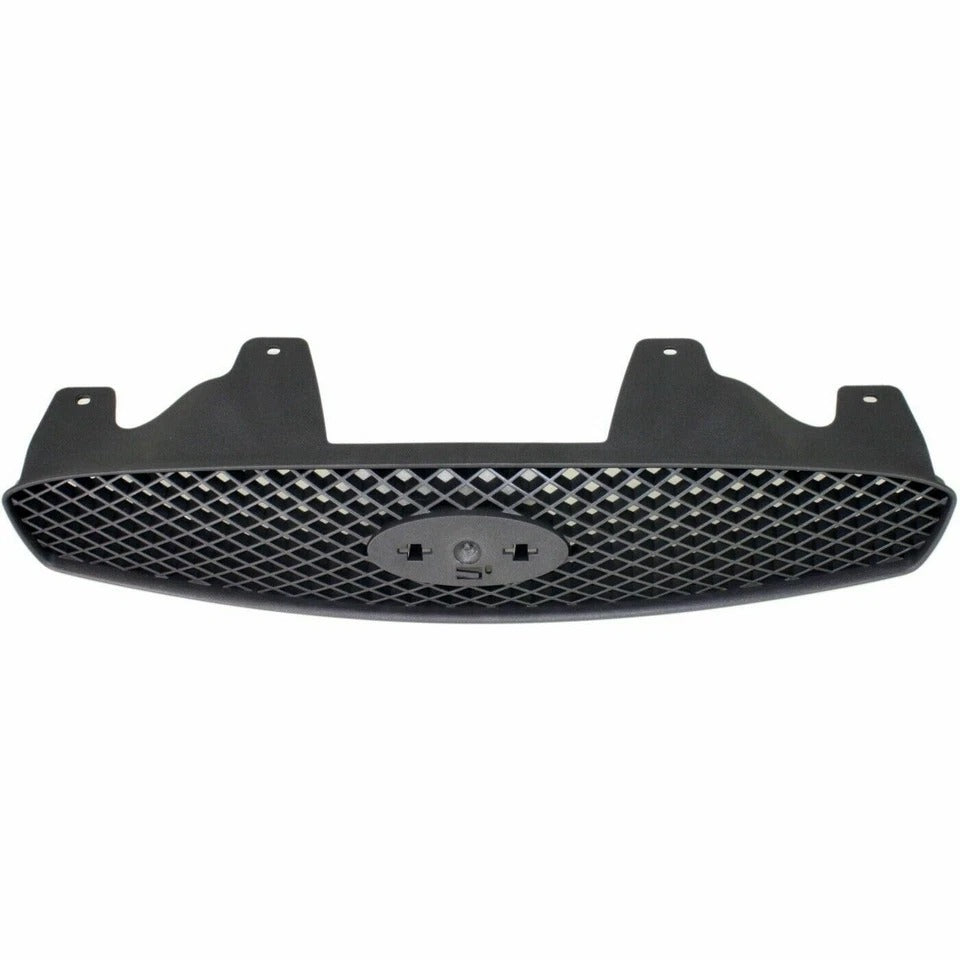 Grille Assembly For 2004-2007 Ford Taurus Front Textured Gray Plastic