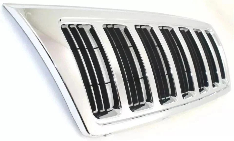 Grille Assembly For 2004 Jeep Grand Cherokee Chrome & Black Insert Front CH1200298