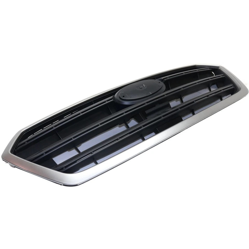 Grille Assembly For 2015 2016 2017 Subaru Legacy Textured Gray Shell and Insert