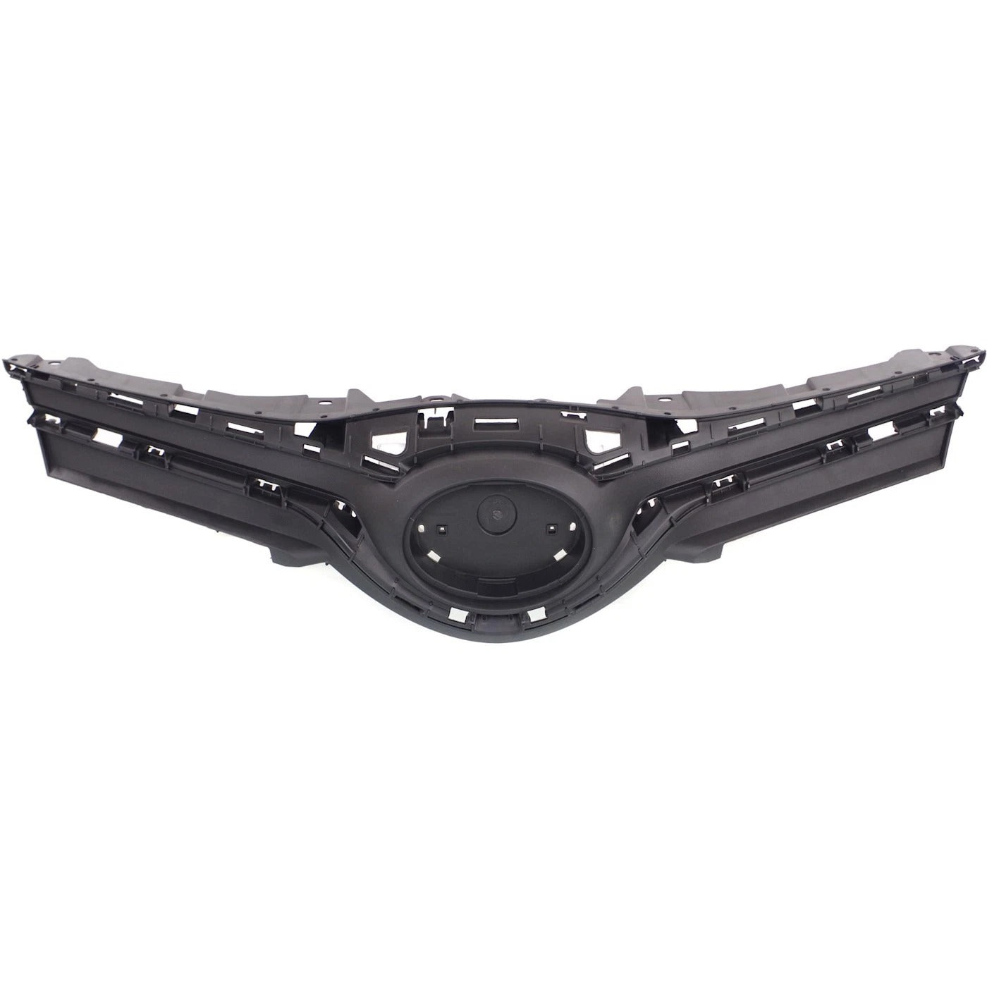 Grille Assembly For 2015 2016 2017 Toyota Yaris Textured Black Shell and Insert