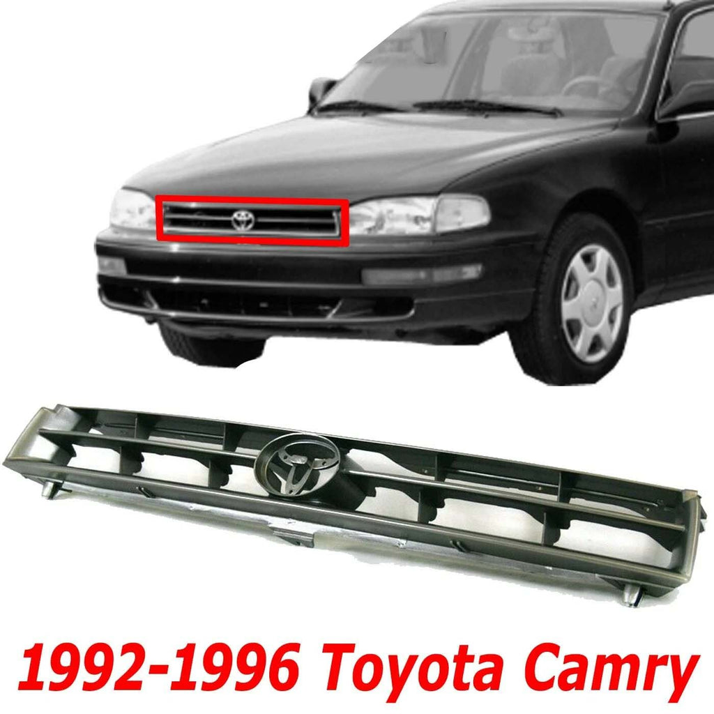 Grille Assembly Grill For 1992-1994 Toyota Camry Front Painted Silver TO1200124