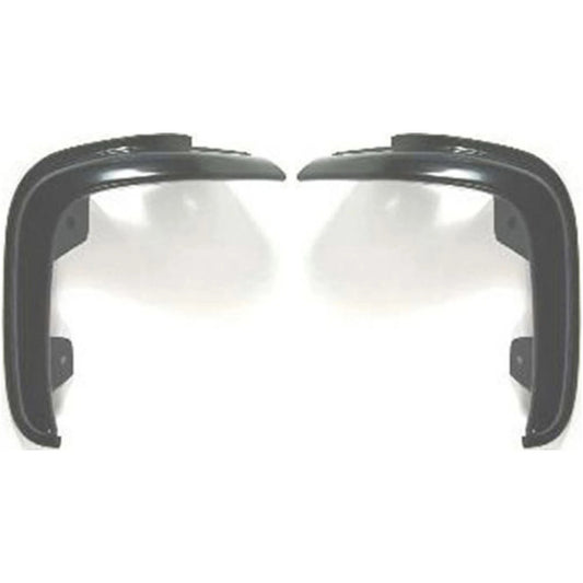 Grille Extension For 95-97 Ford Ranger Set of 2 Left & Right Side Black Plastic