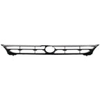 Grille For 1995-1996 Toyota Camry Black Plastic 4Cyl 6Cyl SE LE XLE DX Front TO1200188