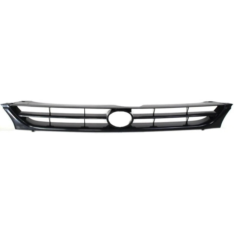 Grille For 1995-1996 Toyota Camry Black Plastic 4Cyl 6Cyl SE LE XLE DX Front TO1200188