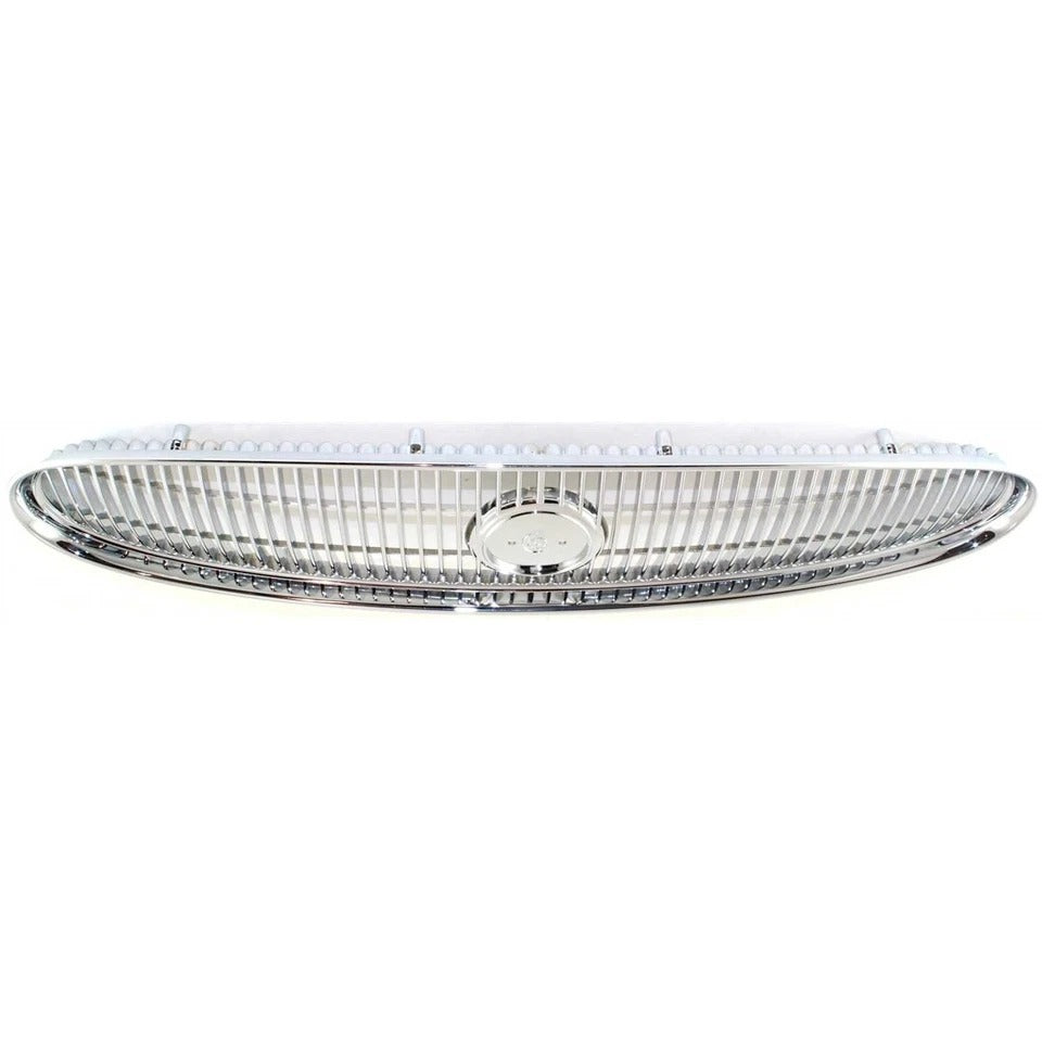 Grille For 2000-2005 Buick LeSabre Chrome Plastic