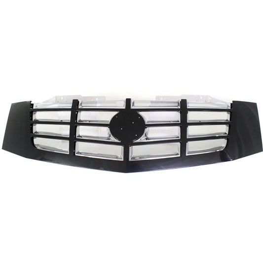 Grille For 2007-2014 Cadillac Escalade Escalade ESV Black Shell w Chrome Insert