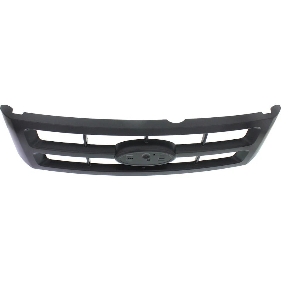 Grille For 2008-2012 Ford Escape Black Plastic