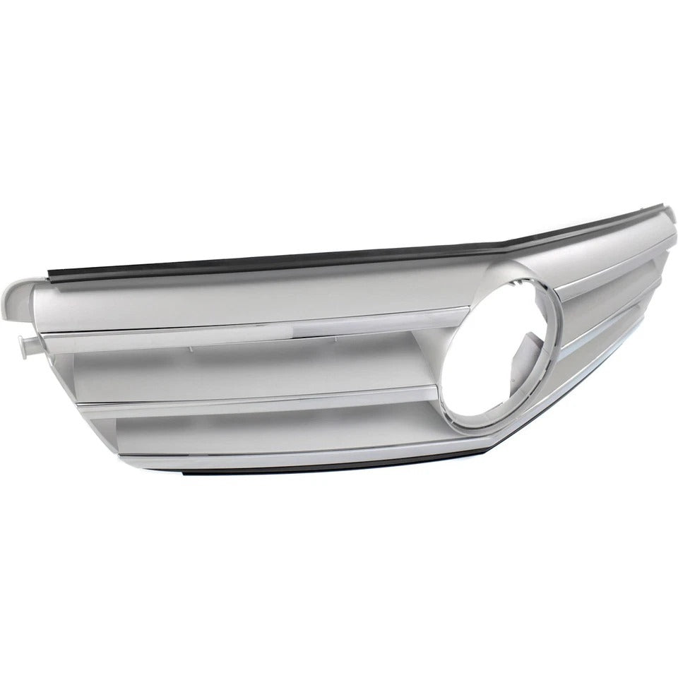 Grille For 2008-2014 Mercedes Benz C300 2010-2014 C250 Sedan Silver Plastic