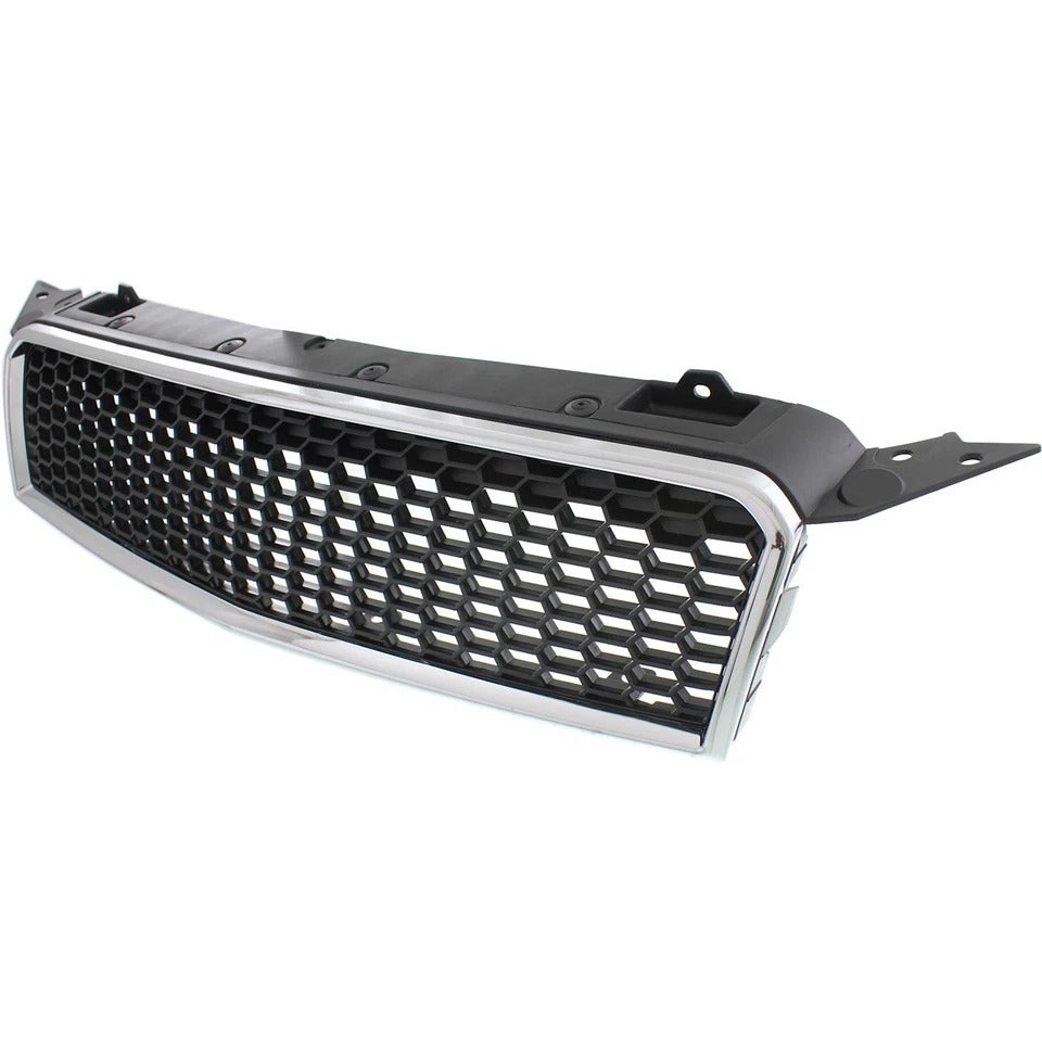 Grille For 2009-2011 Chevrolet Aveo5 Chrome Shell With Textured Black Insert