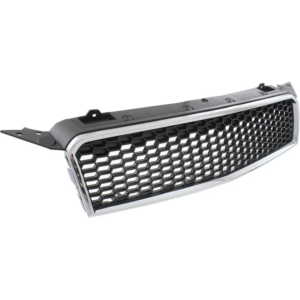 Grille For 2009-2011 Chevrolet Aveo5 Chrome Shell With Textured Black Insert