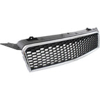 Grille For 2009-2011 Chevrolet Aveo5 Chrome Shell With Textured Black Insert