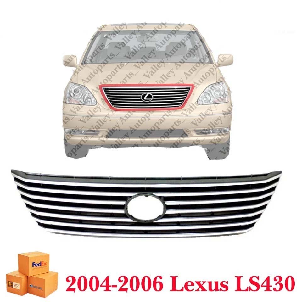 Grille New Replacement For 2004-2006 Lexus LS430 Front LX1200120