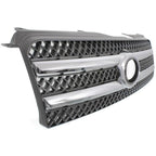 Grille Painted Black New For 2006-2007 Toyota Highlander Front 4-Door TO1200296