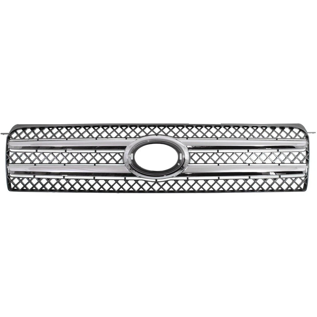 Grille Painted Black New For 2006-2007 Toyota Highlander Front 4-Door TO1200296