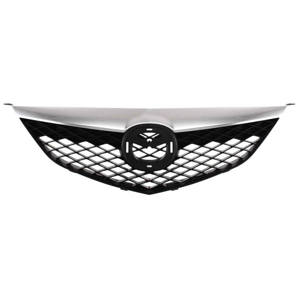 Grille Painted Black Shell and Insert Standard Type Grille For 2003-2005 Mazda 6 MA1200166