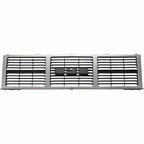 Grille Silver Gray For 85 86 87 88 GMC C/K Jimmy 87-88 R/V Pickup Dual Lamp Front