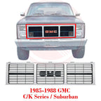 Grille Silver Gray For 85 86 87 88 GMC C/K Jimmy 87-88 R/V Pickup Dual Lamp Front