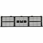 Grille Silver Gray For 85 86 87 88 GMC C/K Jimmy 87-88 R/V Pickup Dual Lamp Front