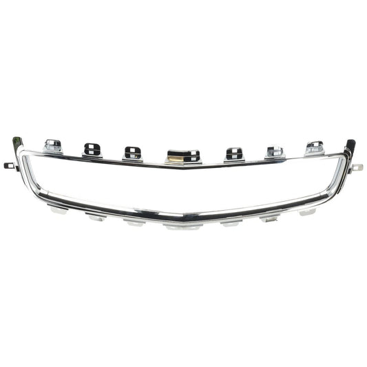 Grille Trim For 2008-2012 Chevrolet Malibu Center Chrome 25784043 GM1210115