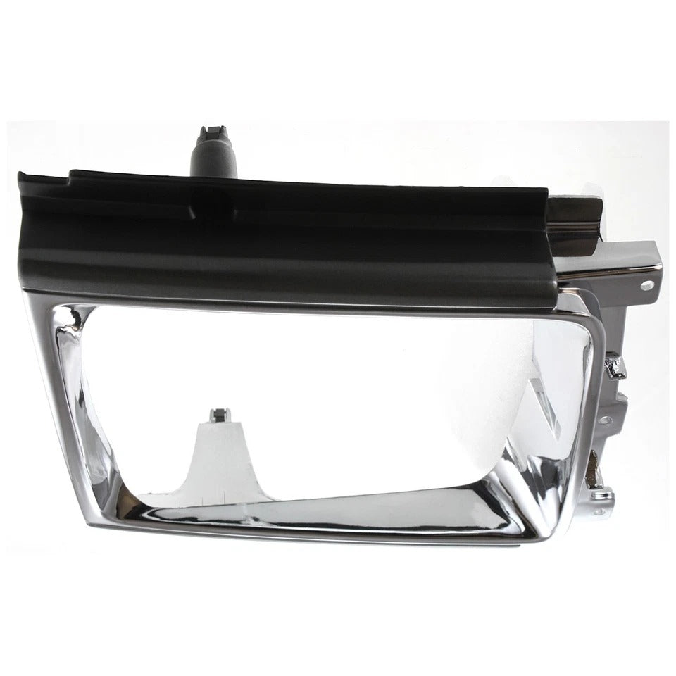 Head light Headlight Doors Headlamp Bezels Set of 2 Driver & Passenger Pair