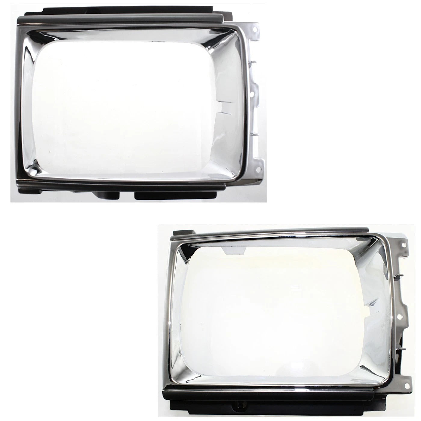 Head light Headlight Doors Headlamp Bezels Set of 2 Driver & Passenger Pair