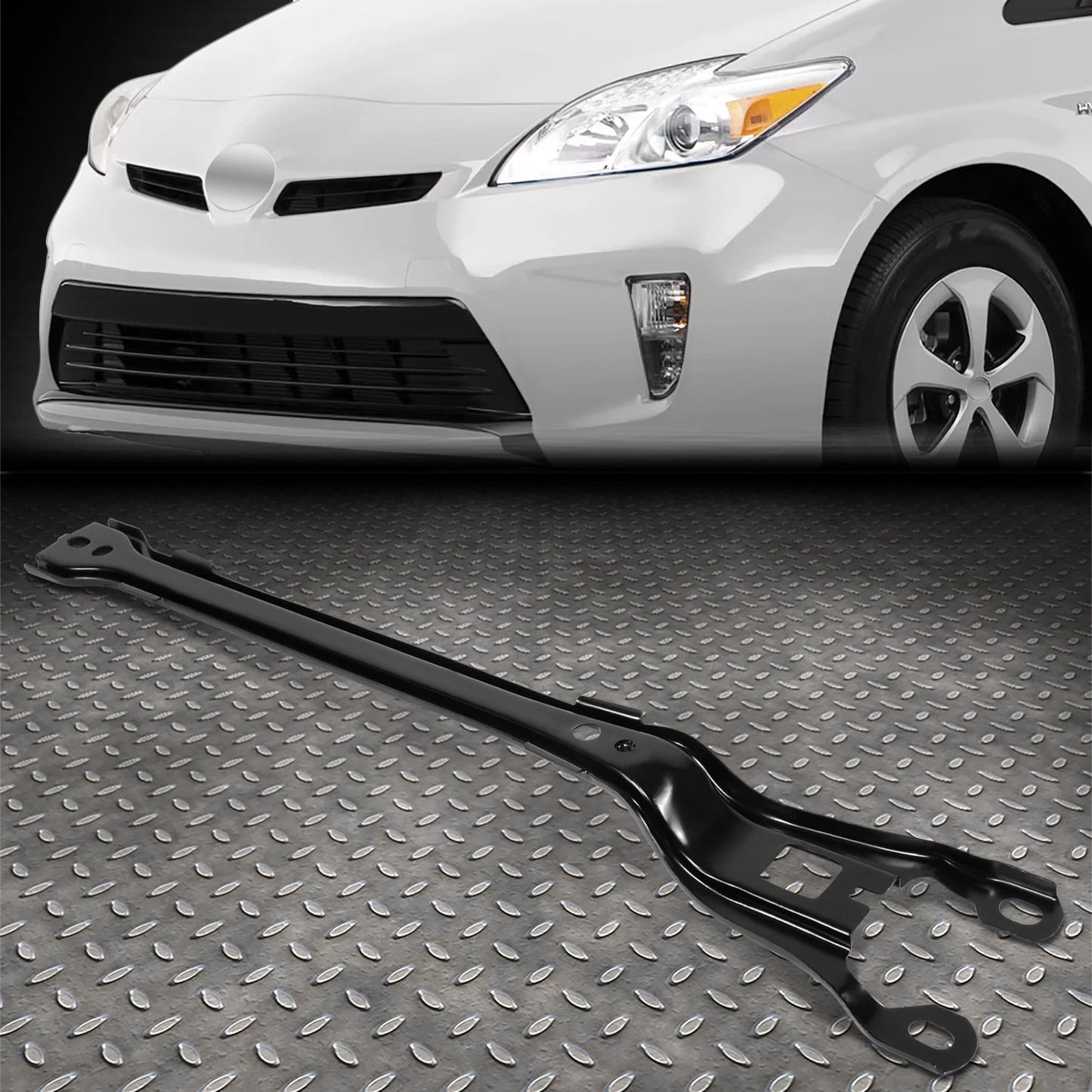 Hood Latch Radiator Core Support Bracket Center Steel for 10-15 Toyota Prius