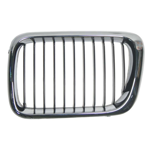 New Premium Fit Black / Chrome Driver Side Grille 51138195151