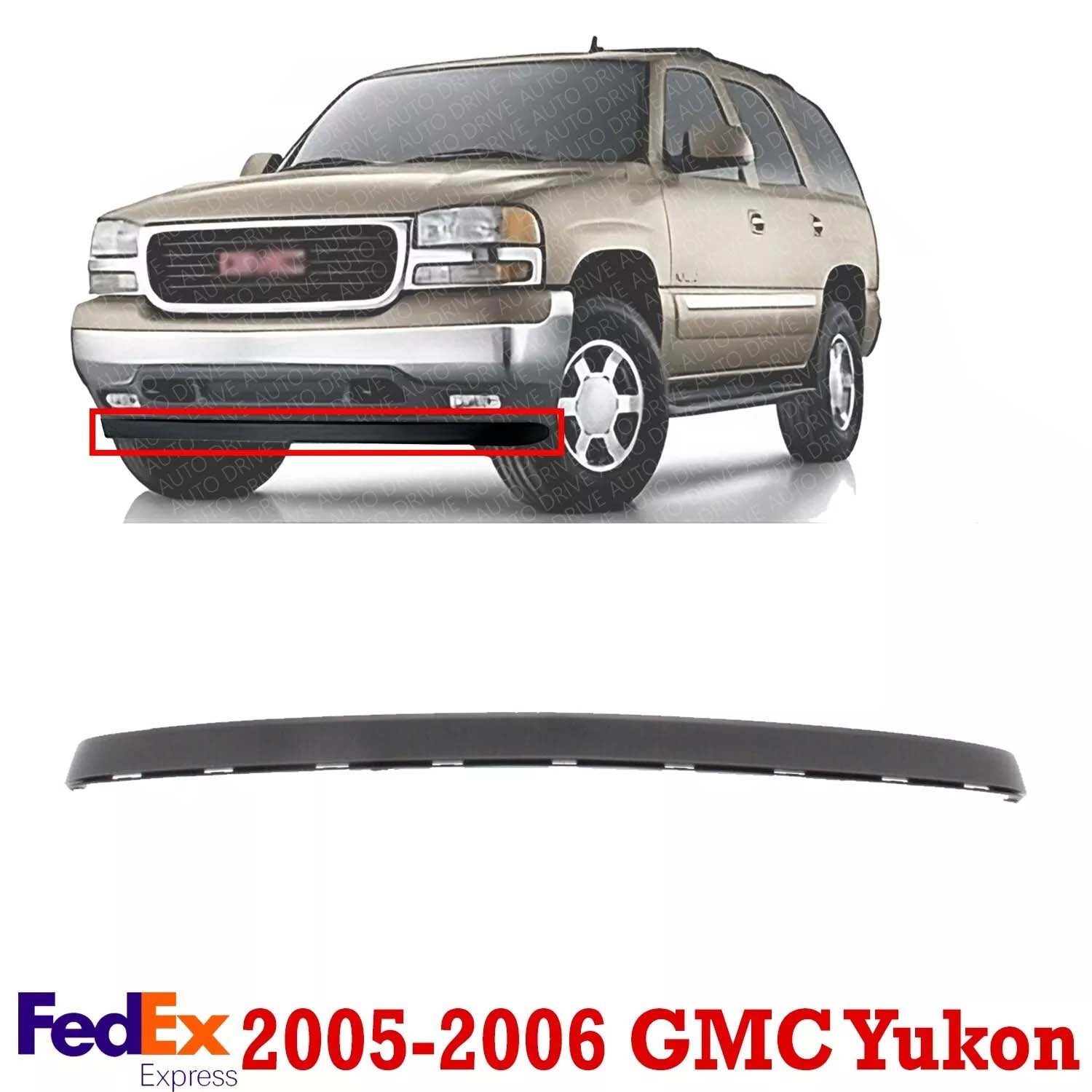 New Air Dam Deflector Lower Valance Apron GMC Yukon Front GM1092185