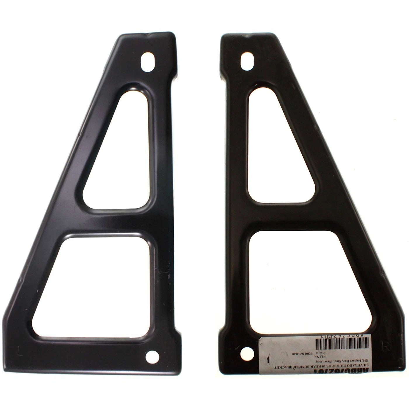 New Bumper Bracket For Chevrolet Silverado 1500 2007-2013 Rear Set of 2
