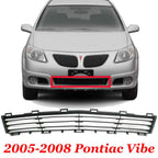 New Bumper Cover Grille For 2005-2008 Pontiac Vibe Lower Plastic GM1036118 88973372
