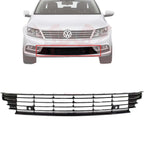 New Bumper Face Bar Grille For 2013-2017 Volkswagen CC Front Black Plastic VW1036131