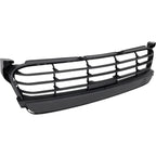 New Bumper Face Bar Grille For 2014-2016 Porsche Panamera Front Textured Black PO1036106