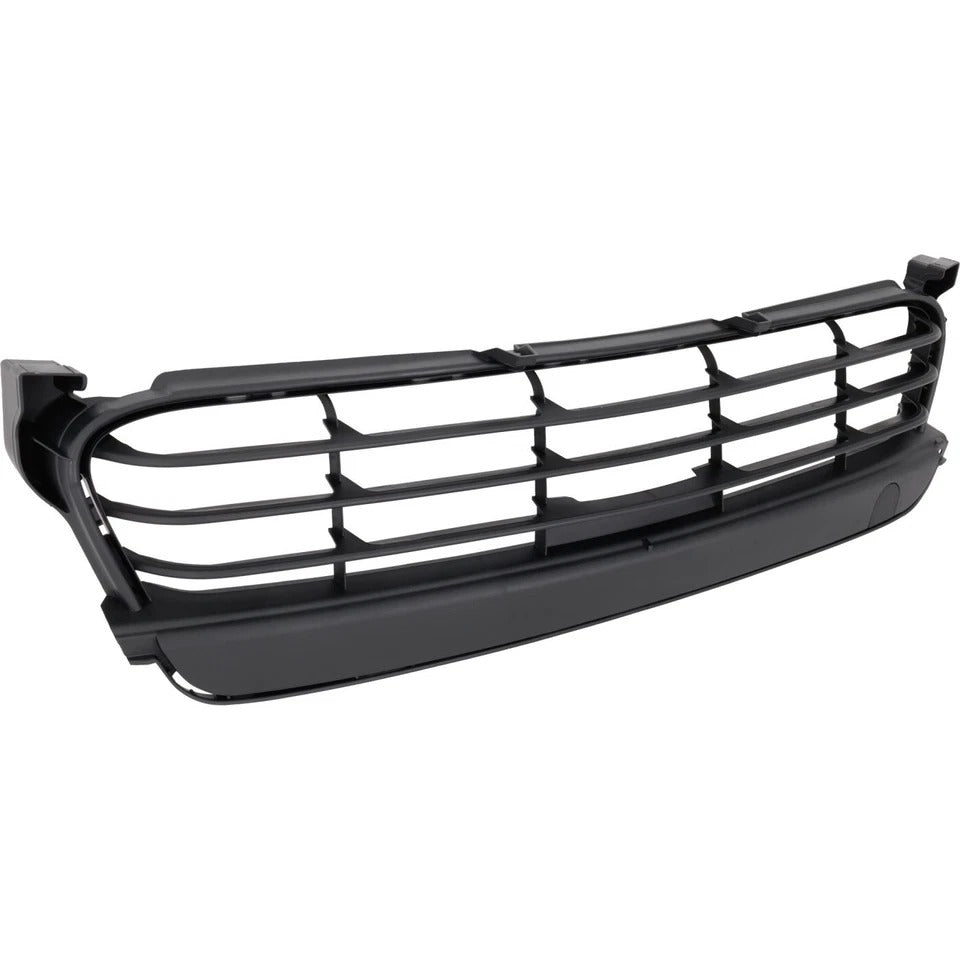 New Bumper Face Bar Grille For 2014-2016 Porsche Panamera Front Textured Black PO1036106