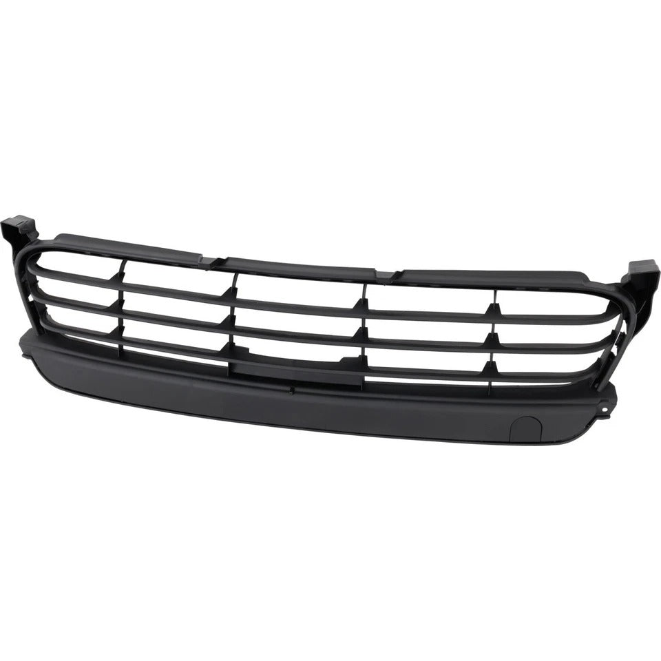 New Bumper Face Bar Grille For 2014-2016 Porsche Panamera Front Textured Black PO1036106